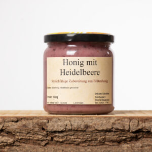 Honig mit Heidelbeere