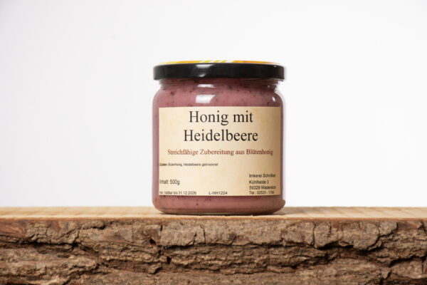 Honig mit Heidelbeere